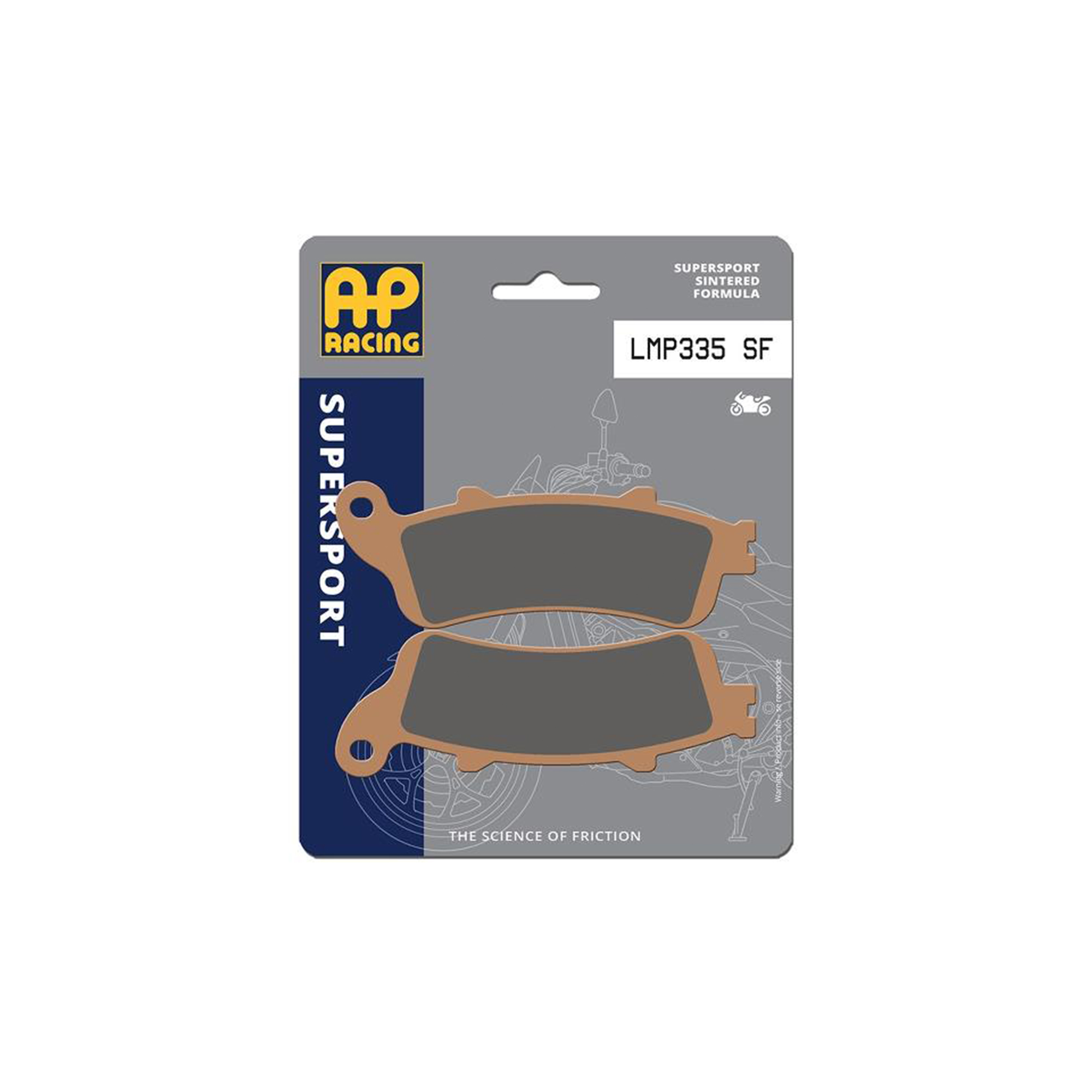 AP Racing SF Supersport Sinter Front Disc Pads - #335 - Image 3