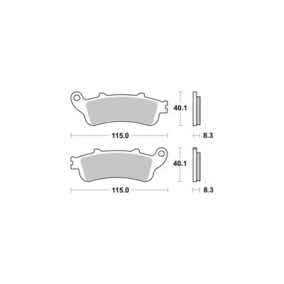 AP Racing SF Supersport Sinter Front Disc Pads – #335