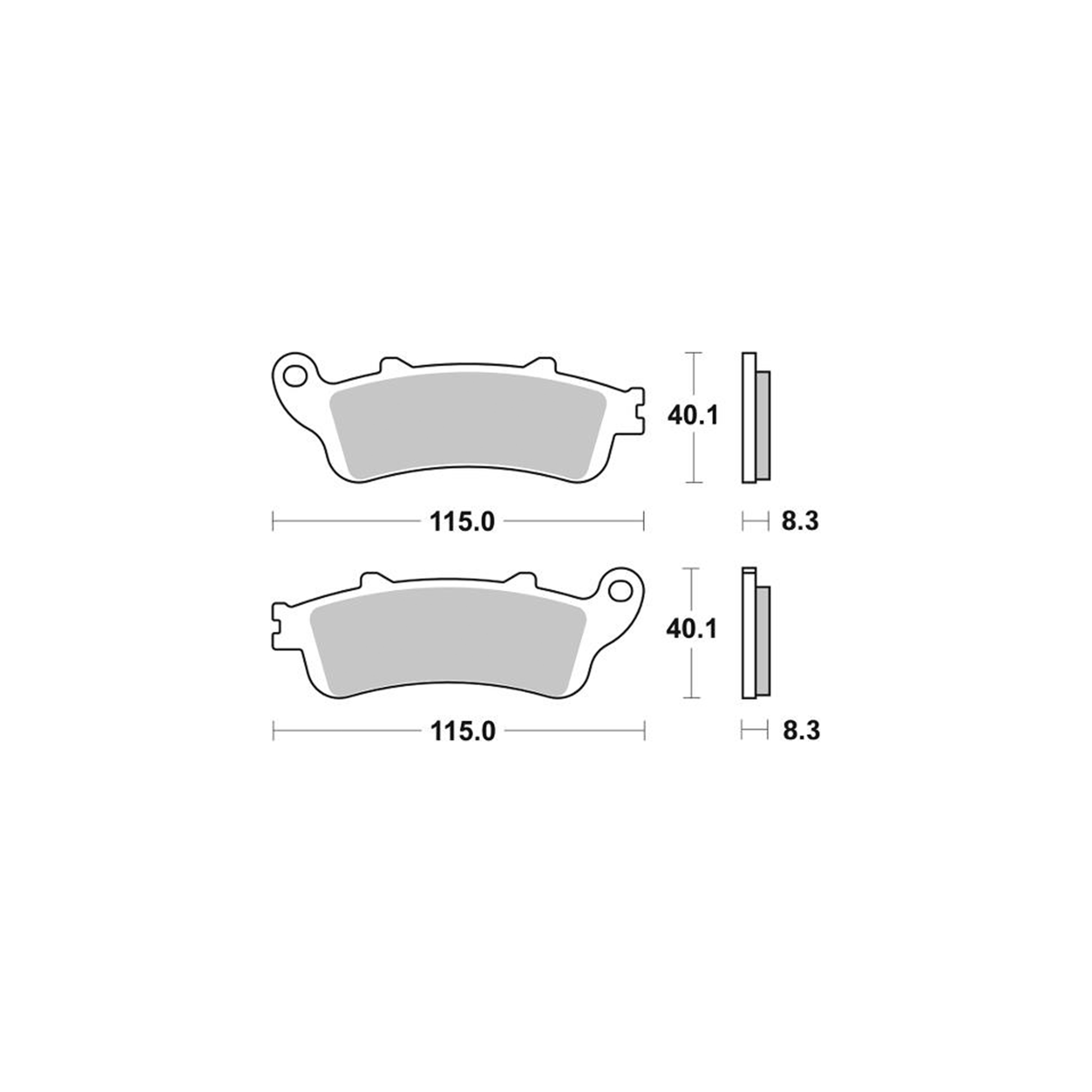 AP Racing SF Supersport Sinter Front Disc Pads - #335 - Image 2