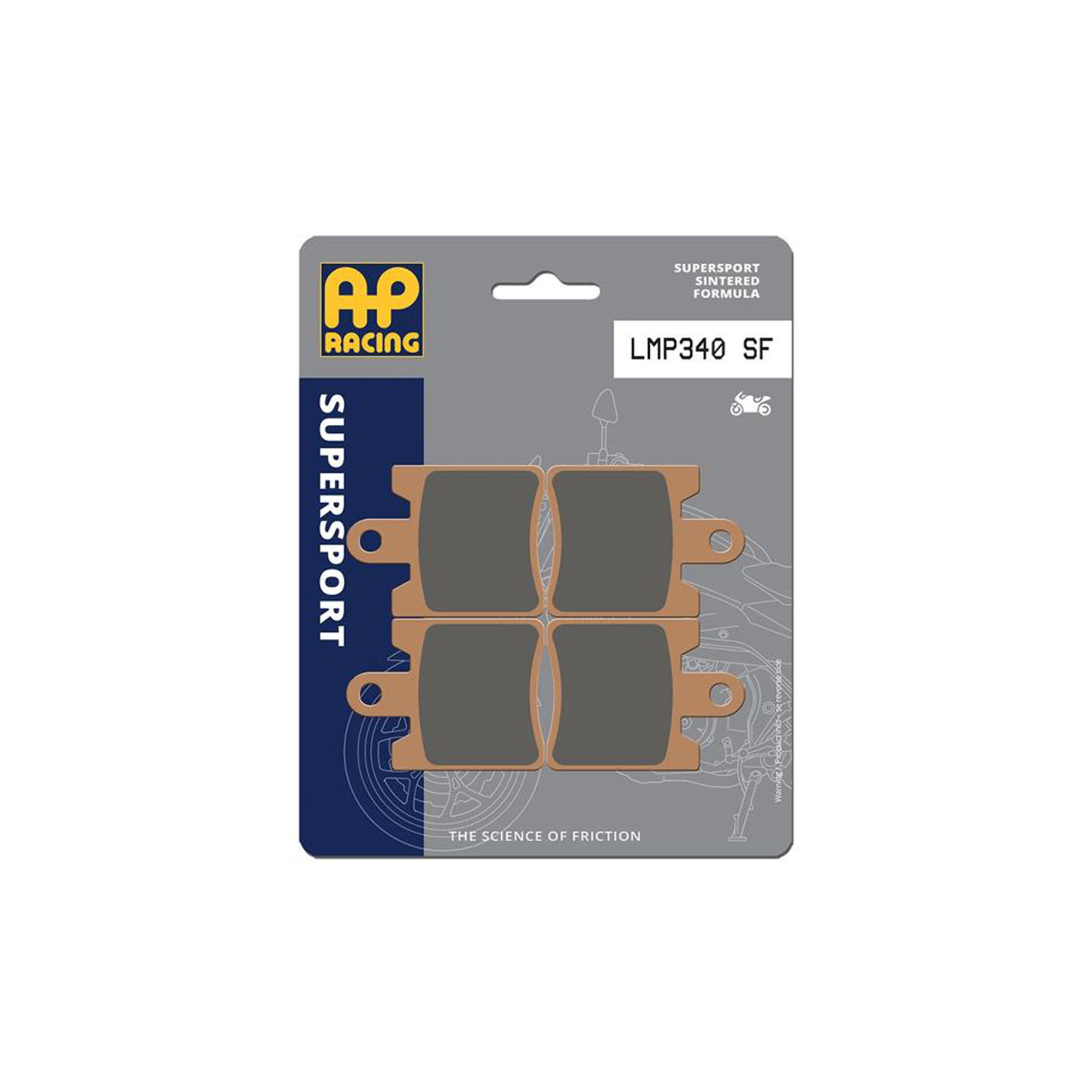 AP Racing Disc Pad Sinter Front #340 - Image 3