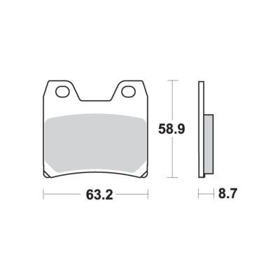 AP Racing SR Supersport Sinter Rear Disc Pads – #370SR