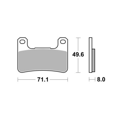 AP Racing SF Supersport Sinter Front Disc Pads – #406SF
