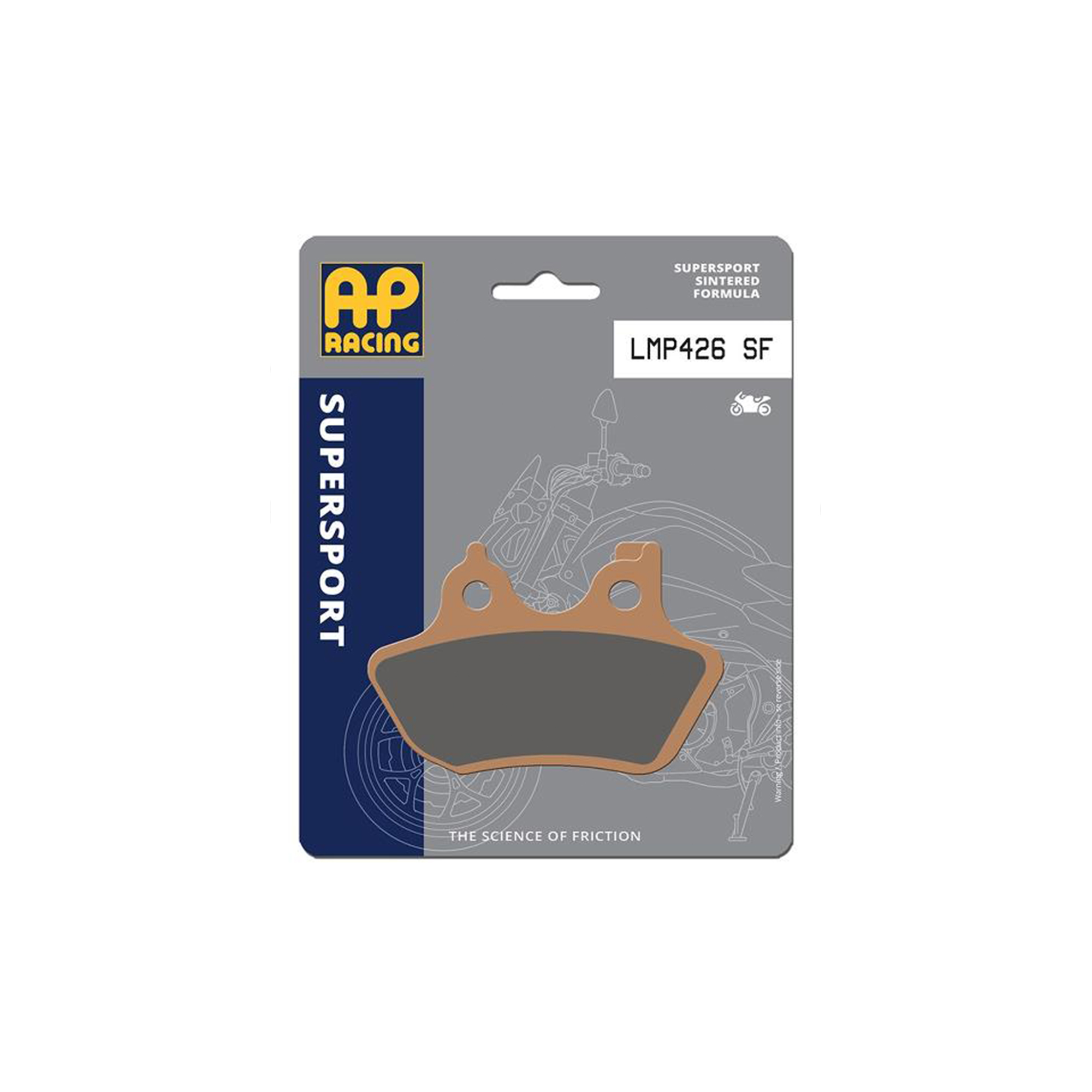 AP Racing SF Supersport Sinter Front Disc Pads - #426SF - Image 3