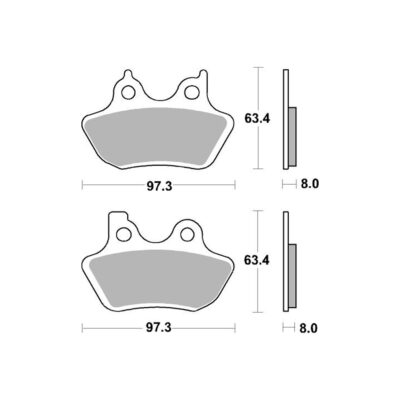 AP Racing SF Supersport Sinter Front Disc Pads – #426SF