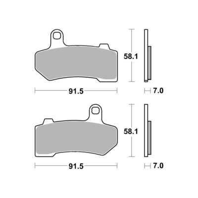 AP Racing SF Supersport Sinter Front Disc Pads – #430SF