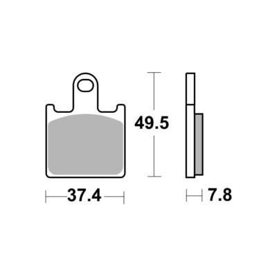 AP Racing SF Supersport Sinter Front Disc Pads – #438SF