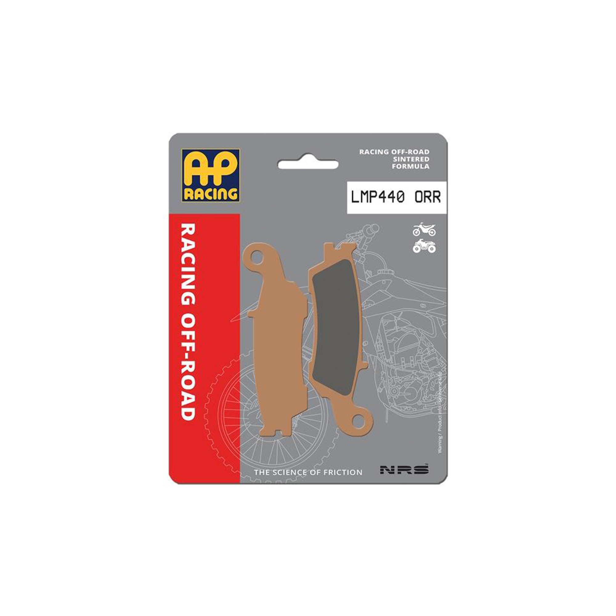 AP Racing Disc Pad Offroad Sinter Competition #440 - Image 3