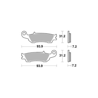 AP Racing Disc Pad Offroad Sinter Competition #440