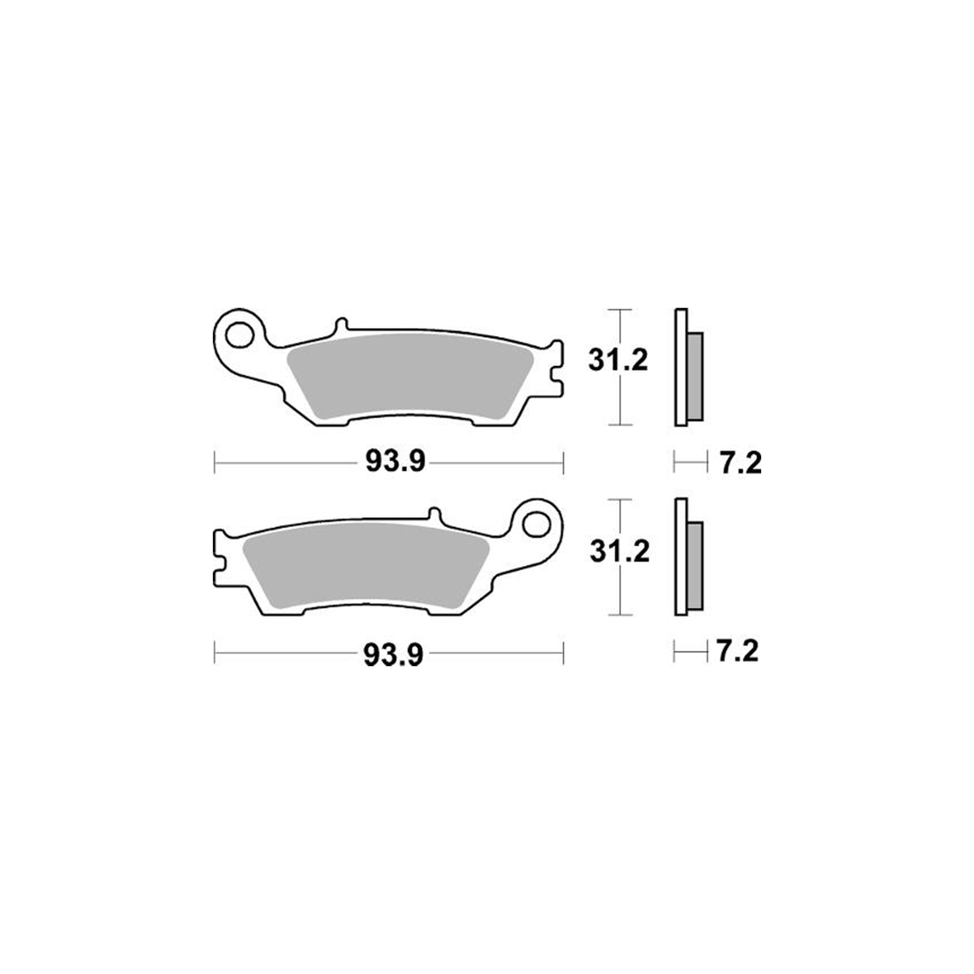 AP Racing Disc Pad Offroad Sinter Competition #440 - Image 2