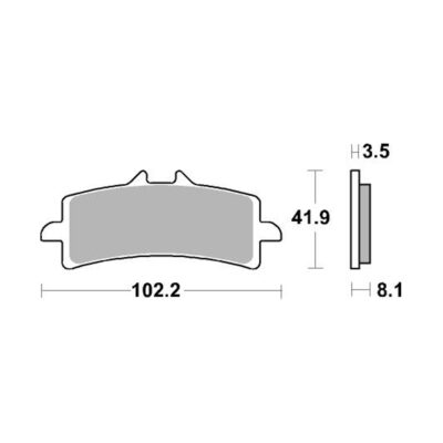 AP Racing SF Supersport Sinter Front Disc Pads – #441SF