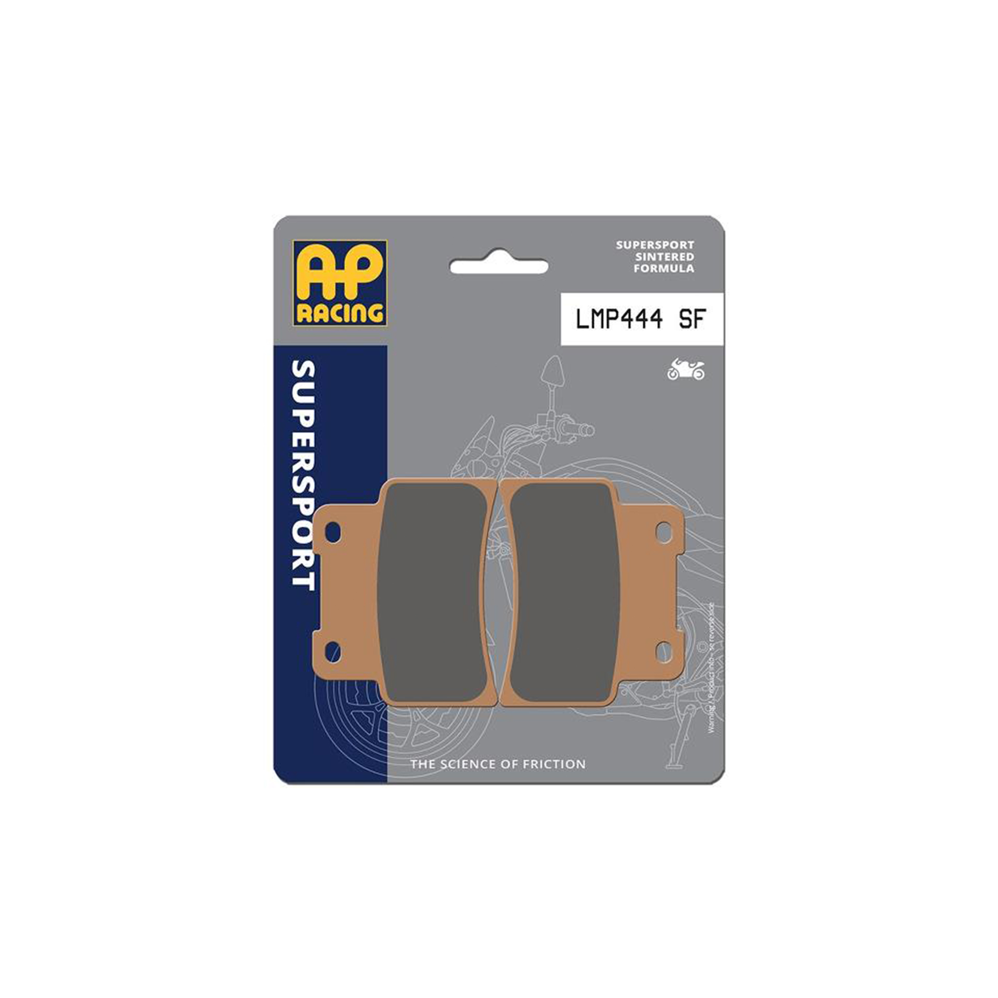AP Racing SF Supersport Sinter Front Disc Pads - #444SF - Image 3