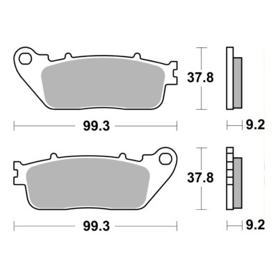 AP Racing SR Supersport Sinter Rear Disc Pads – #462SR