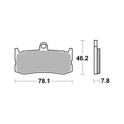 AP Racing SF Supersport Sinter Front Disc Pads – #464SF