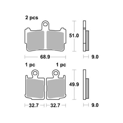 AP Racing SF Supersport Sinter Front Disc Pads – #469SF