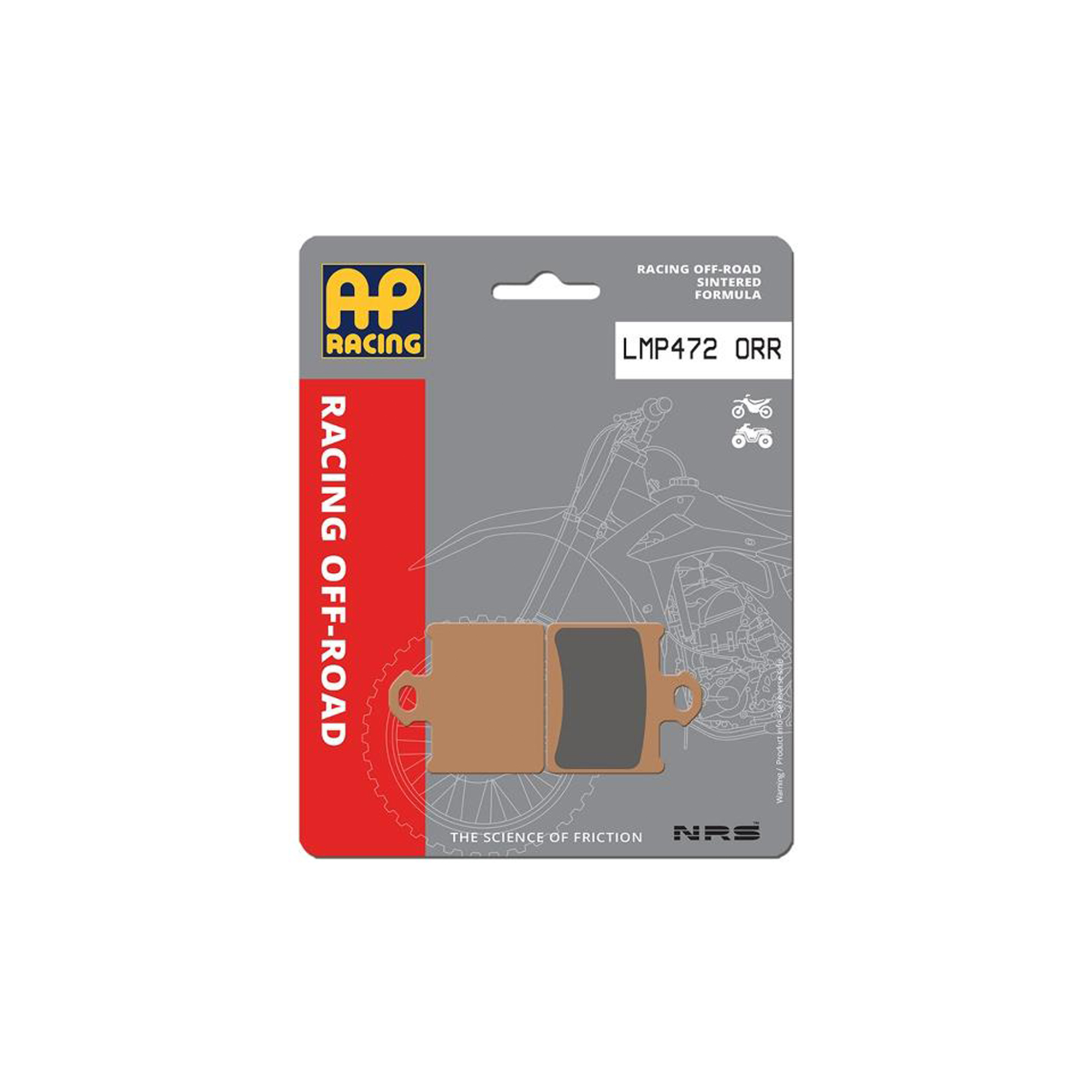 AP Racing Disc Pad Offroad Sinter Competition #472 - Image 3