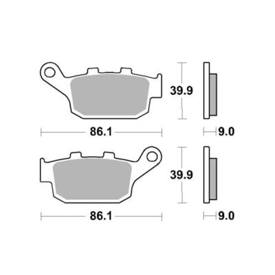 AP Racing SR Supersport Sinter Rear Disc Pads – #481SR