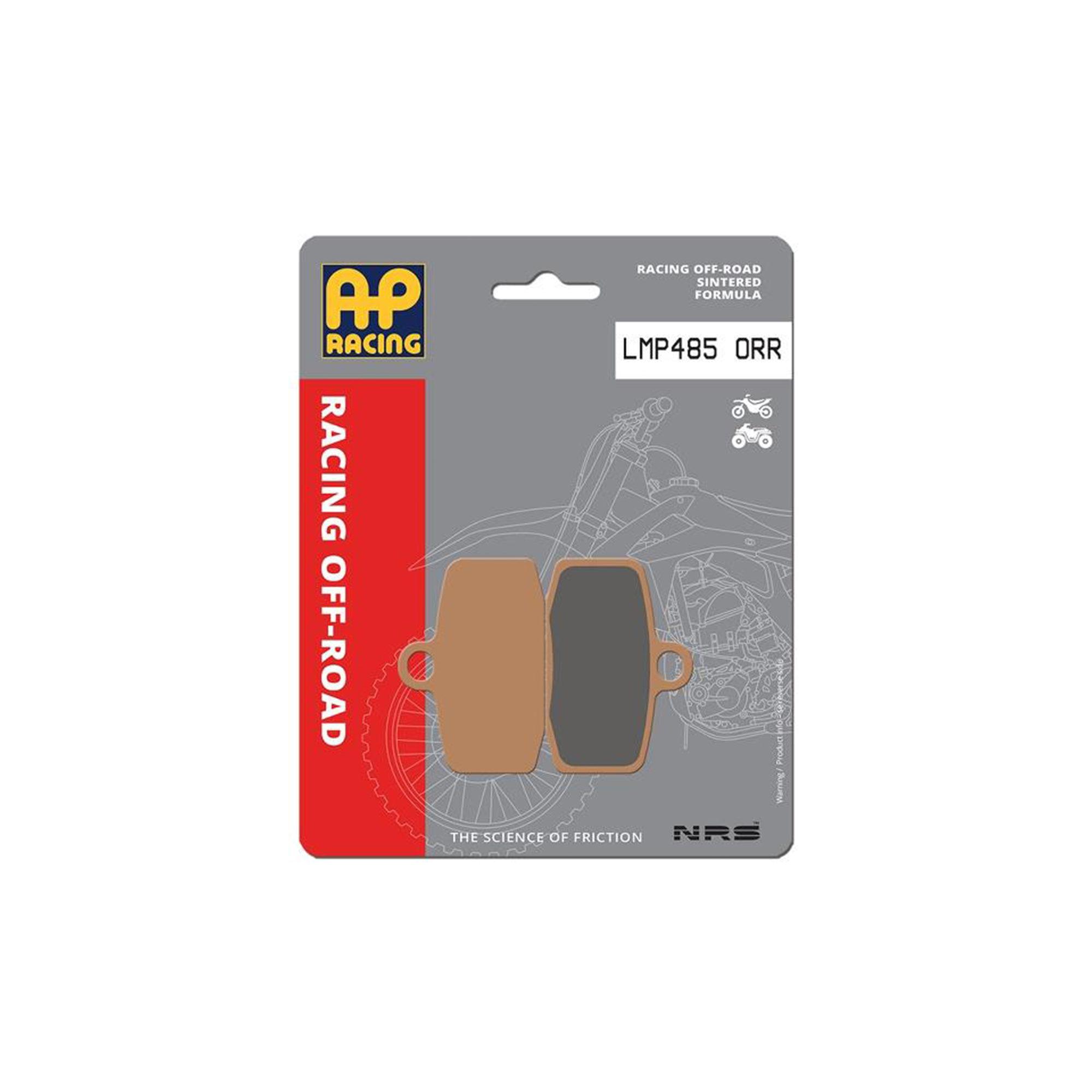 AP Racing Disc Pad Offroad Sinter Competition #485 - Image 3