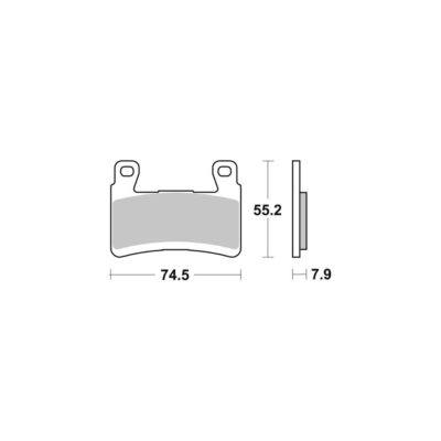 AP Racing Disc Pad Sinter Front #494