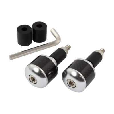 Bike It Bar End With Carbon Fibre Inset Alloy