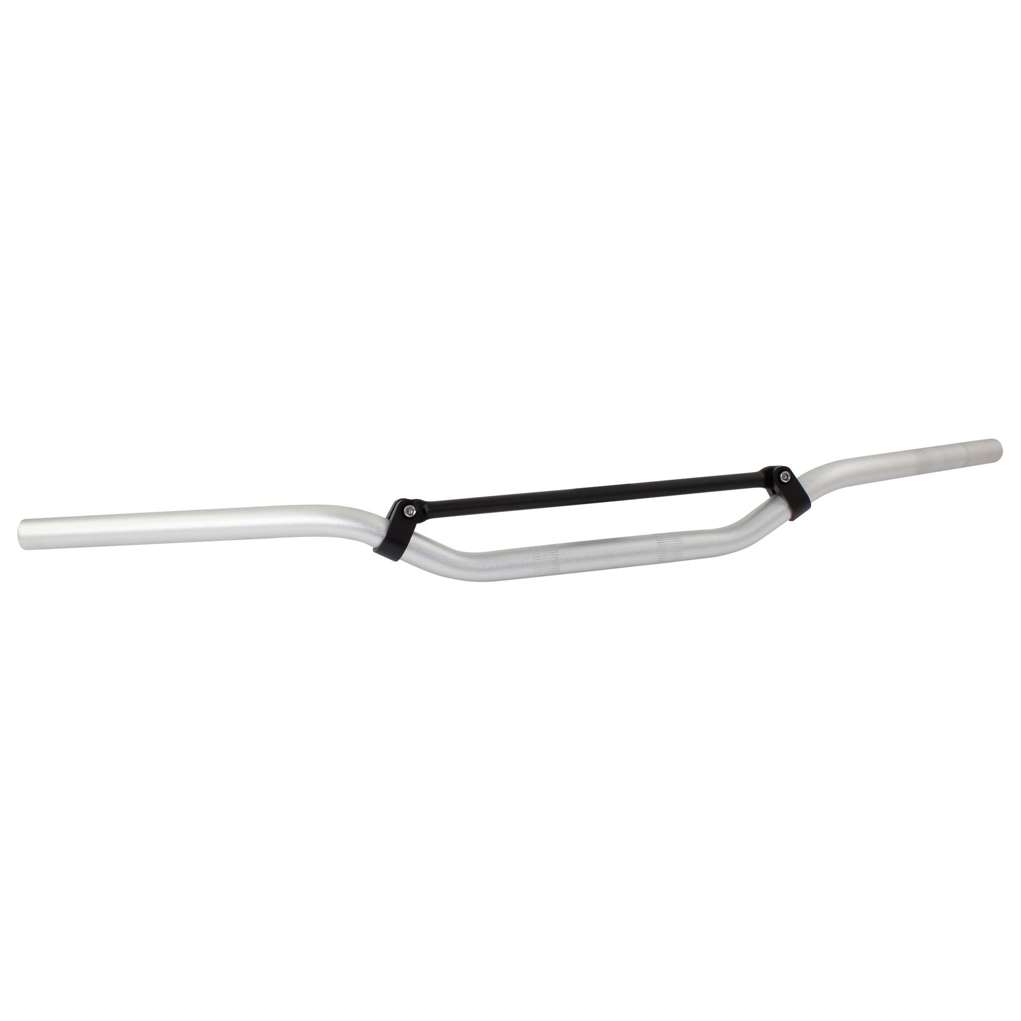 Bike It Shot Peen Silver Low Braced Bar
