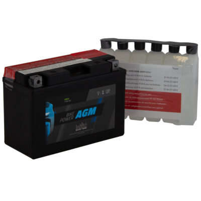 intAct YT9B-BS Maintenance Free AGM Bike-Power Battery