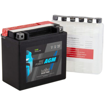 intAct YTX14L-BS Maintenance Free AGM Bike-Power Battery