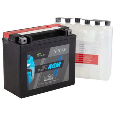 intAct YTX20HL-BS Maintenance Free AGM Bike-Power Battery