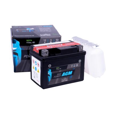 intAct YTX4L-BS Maintenance Free AGM Bike-Power Battery