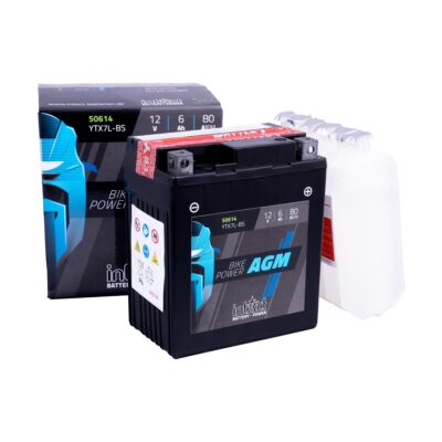 intAct YTX7L-BS Maintenance Free AGM Bike-Power Battery