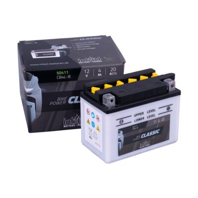 intAct CB4L-B Classic Bike-Power Battery With Acid Pack