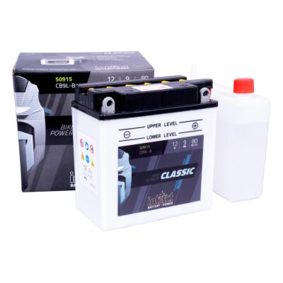 intAct CB9L-B Classic Bike-Power Battery With Acid Pack