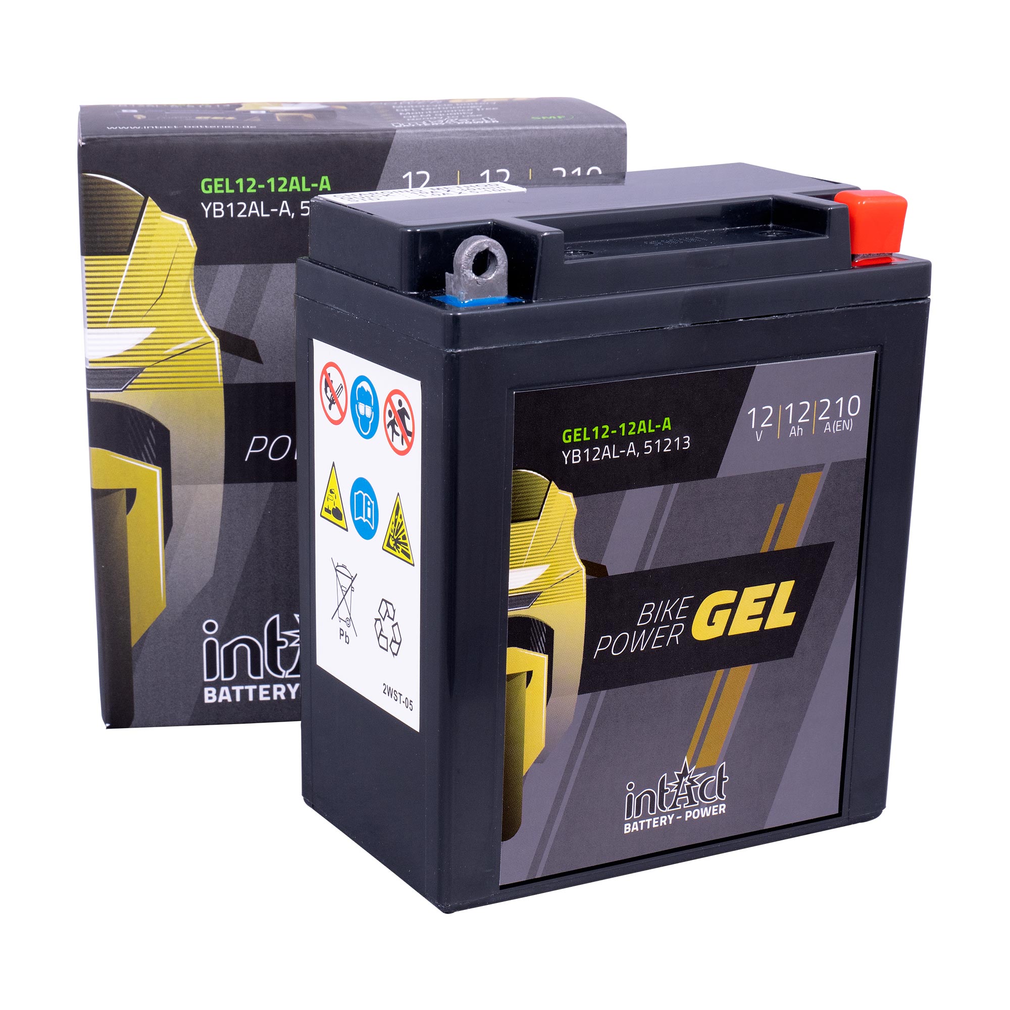 intAct YB12AL-A / 51213 Gel Bike-Power Battery - Image 2