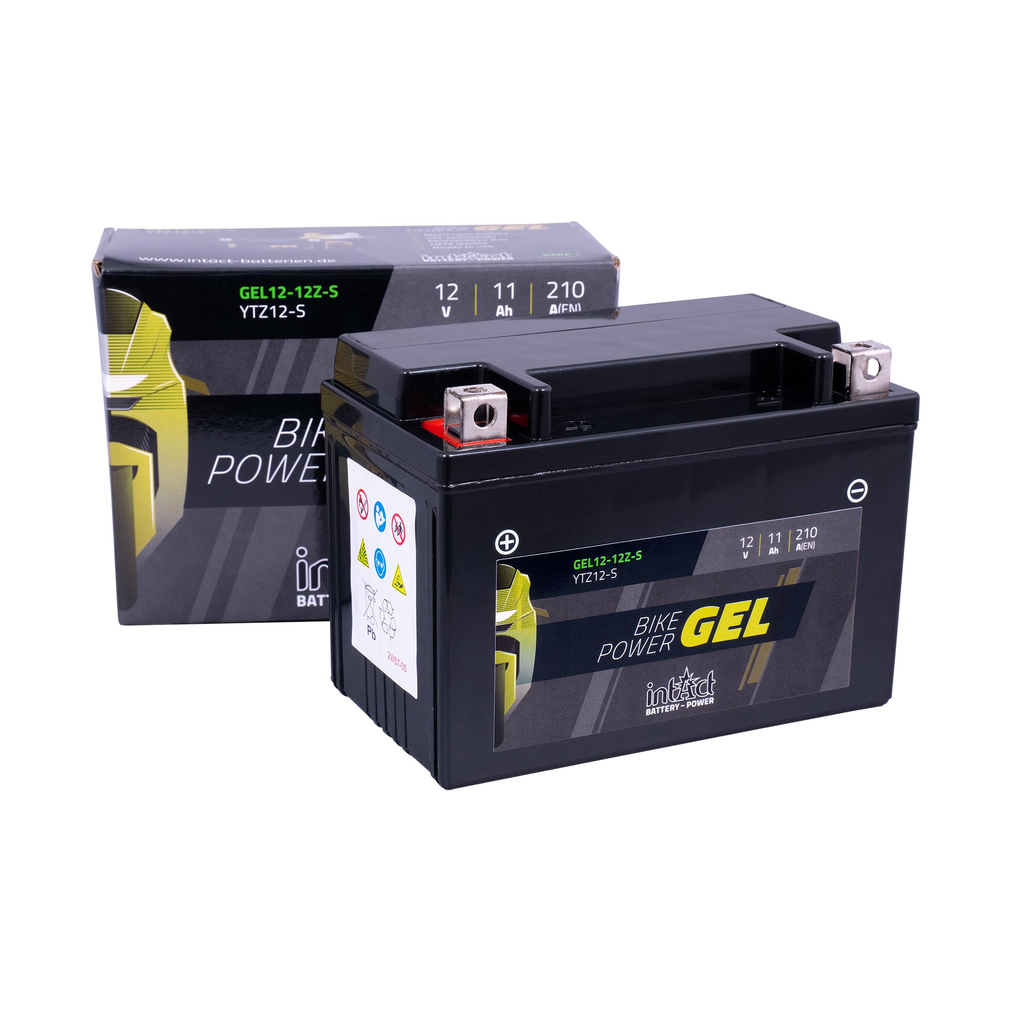 intAct YTZ12-S Gel Bike-Power Battery - Image 2