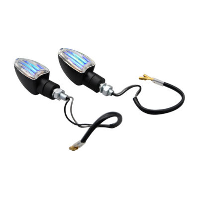 Bike It Short Stem Mini Spear Indicators With Black Body And Iridium Lens
