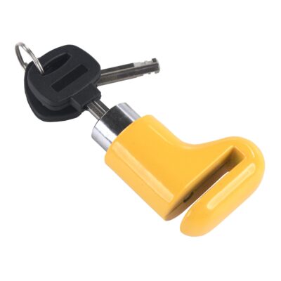 Mammoth Security Micro Yellow Motorcycl Disc Lock With 6mm Pin