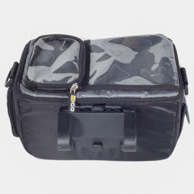 Eigo Handlebar Bag With Quick Release Bracket – Black/Grey