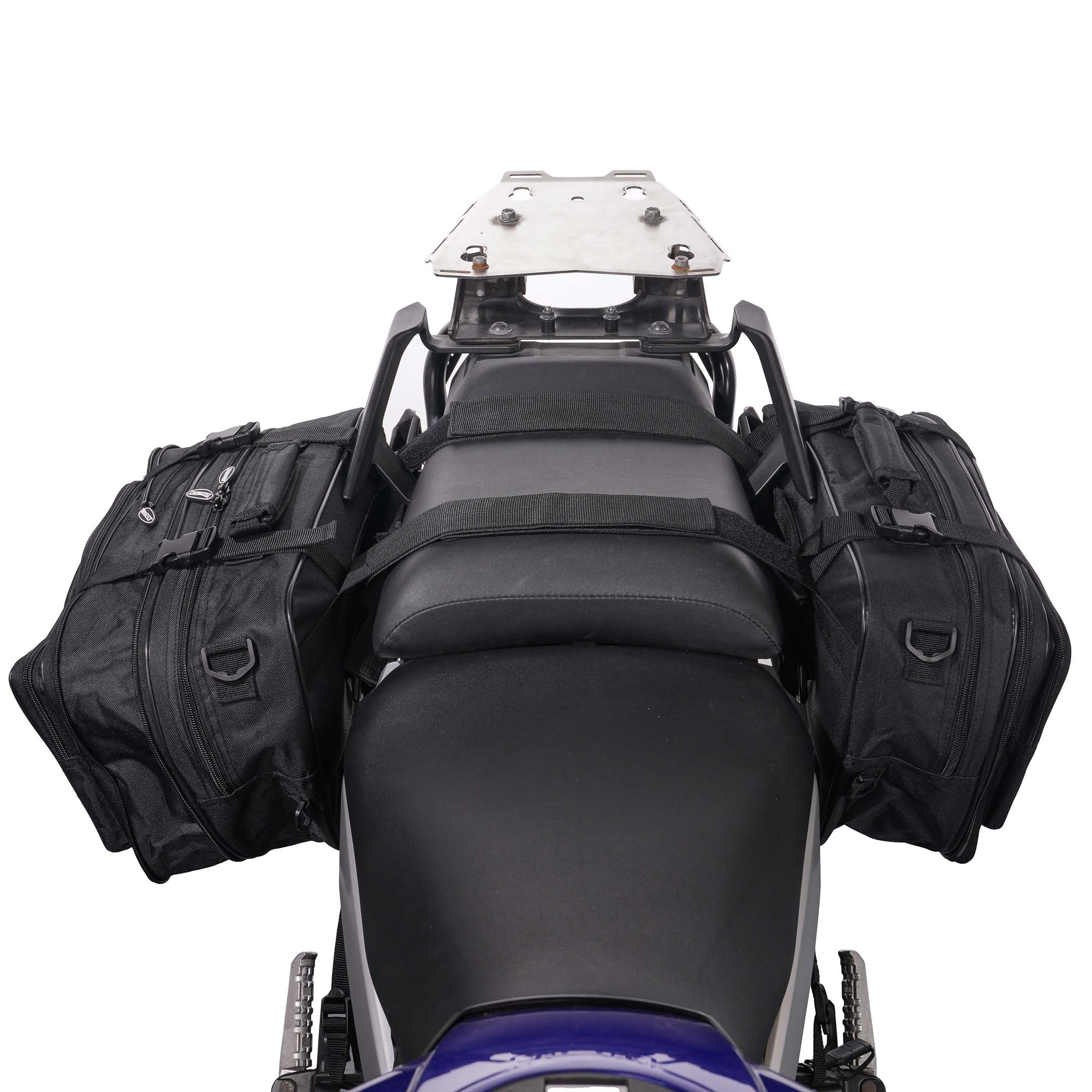 BikeTek Soft Luggage 'Diablo' Saddle Pannier Bags (2x 21L Capacity) - Image 6