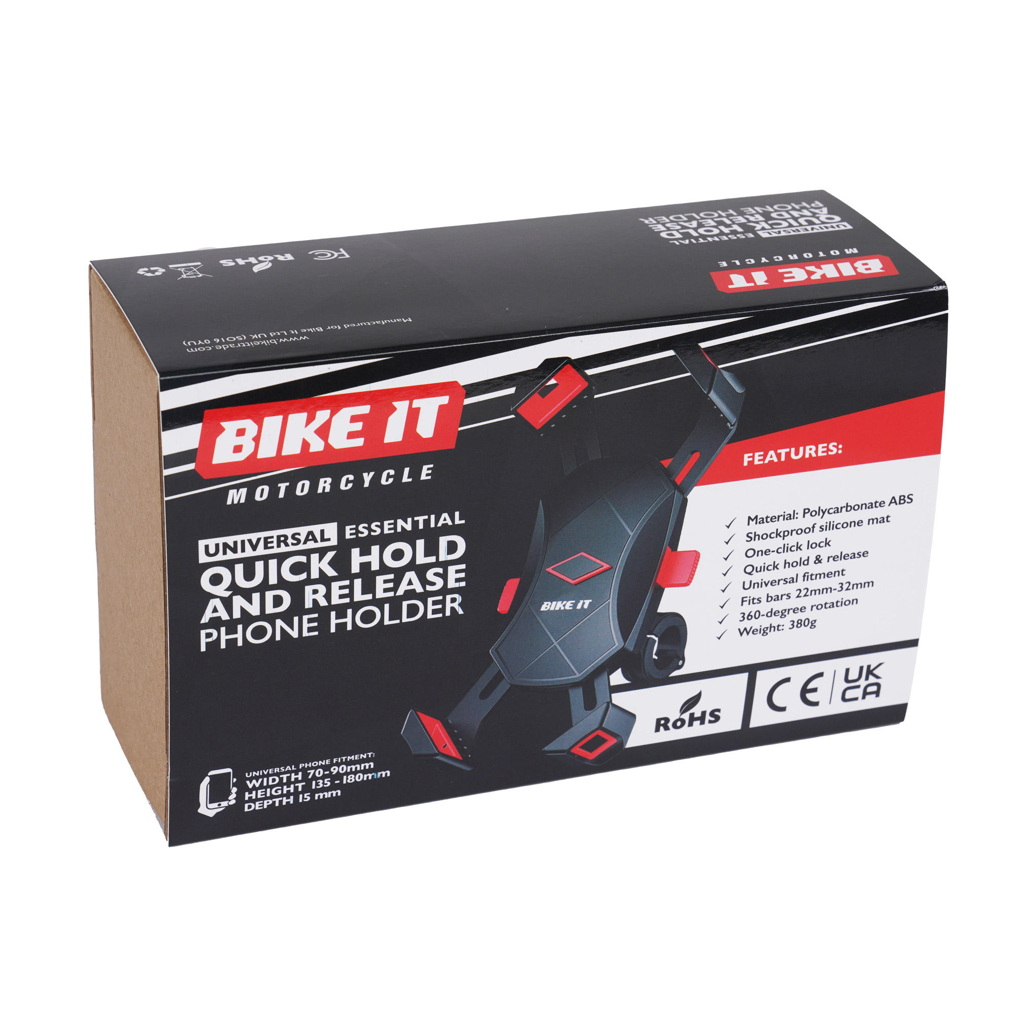 Bike It Universal Essential Quick Hold And Release Phone Holder - Image 6