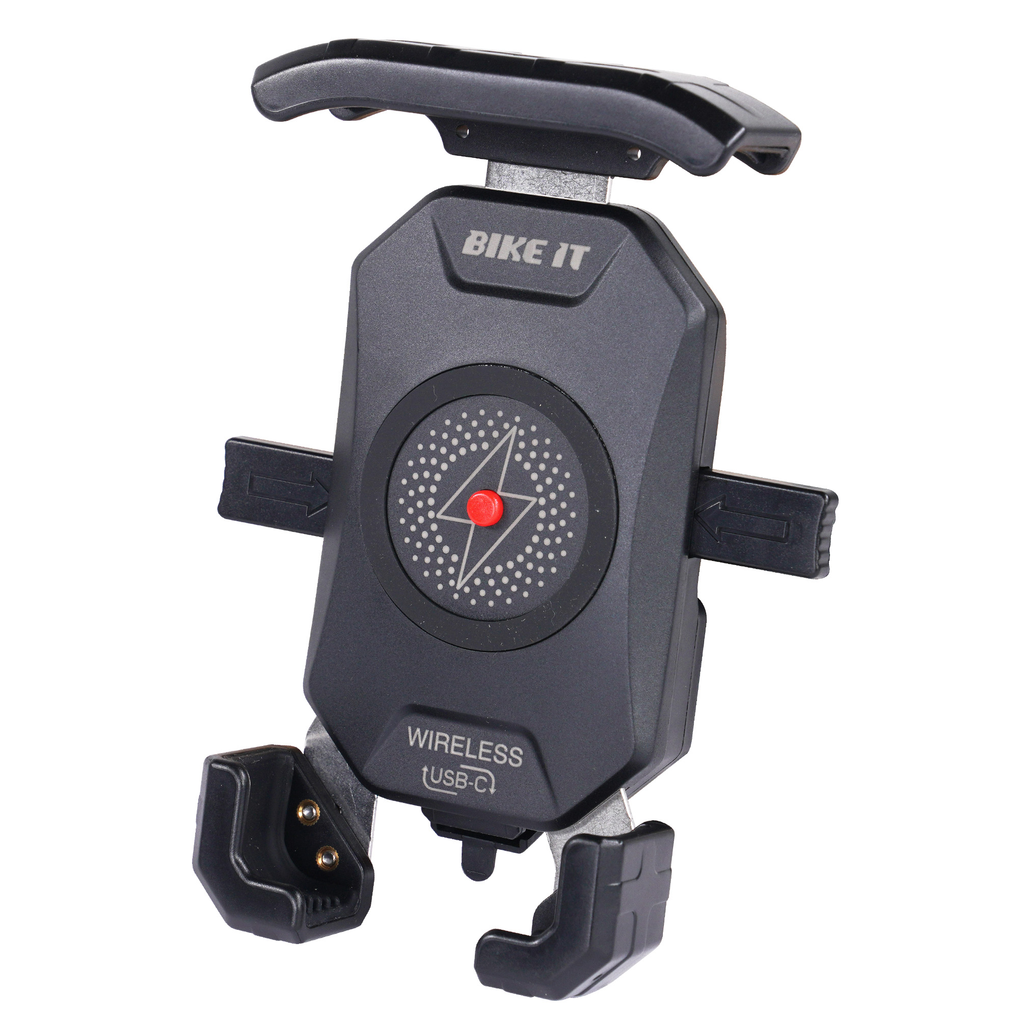 Bike It Universal Phone Holder Wireless Qi Charger + USB-C - Image 2