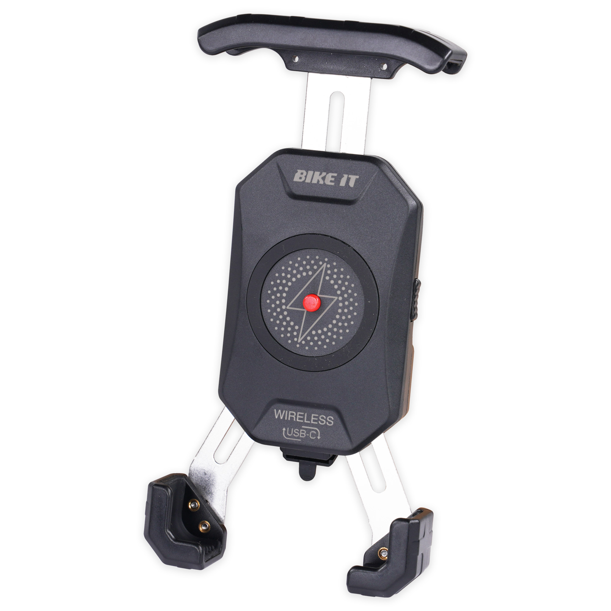 Bike It Universal Phone Holder Wireless Qi Charger + USB-C - Image 3