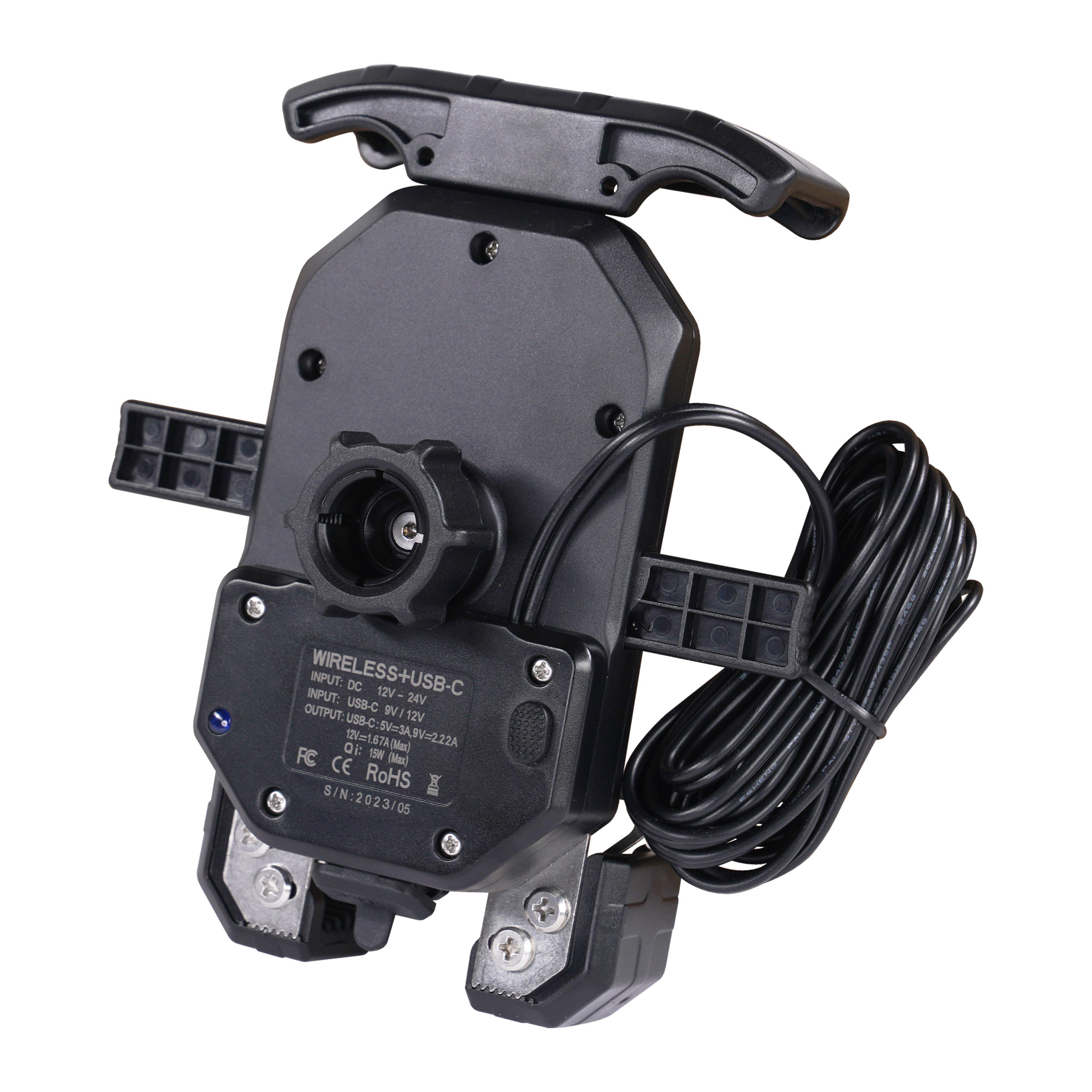 Bike It Universal Phone Holder Wireless Qi Charger + USB-C - Image 4