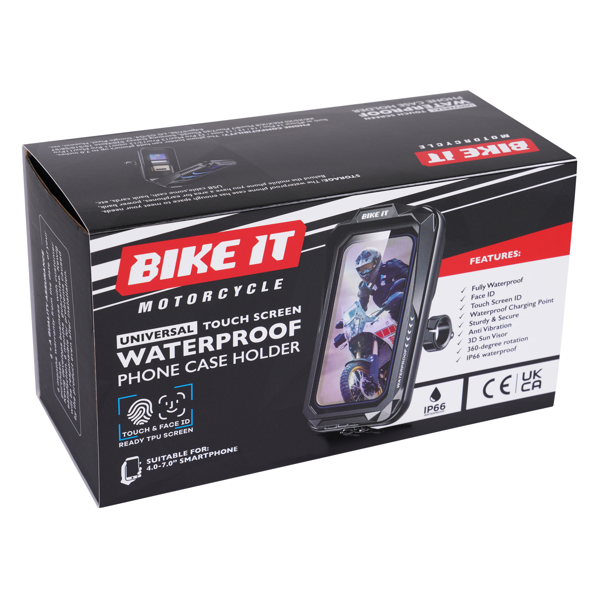 Bike It Universal Touch Screen Waterproof Phone Case Holder - Image 7