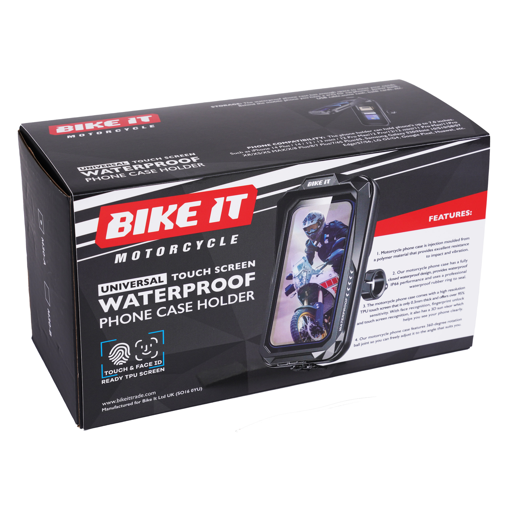 Bike It Universal Touch Screen Waterproof Phone Case Holder - Image 8