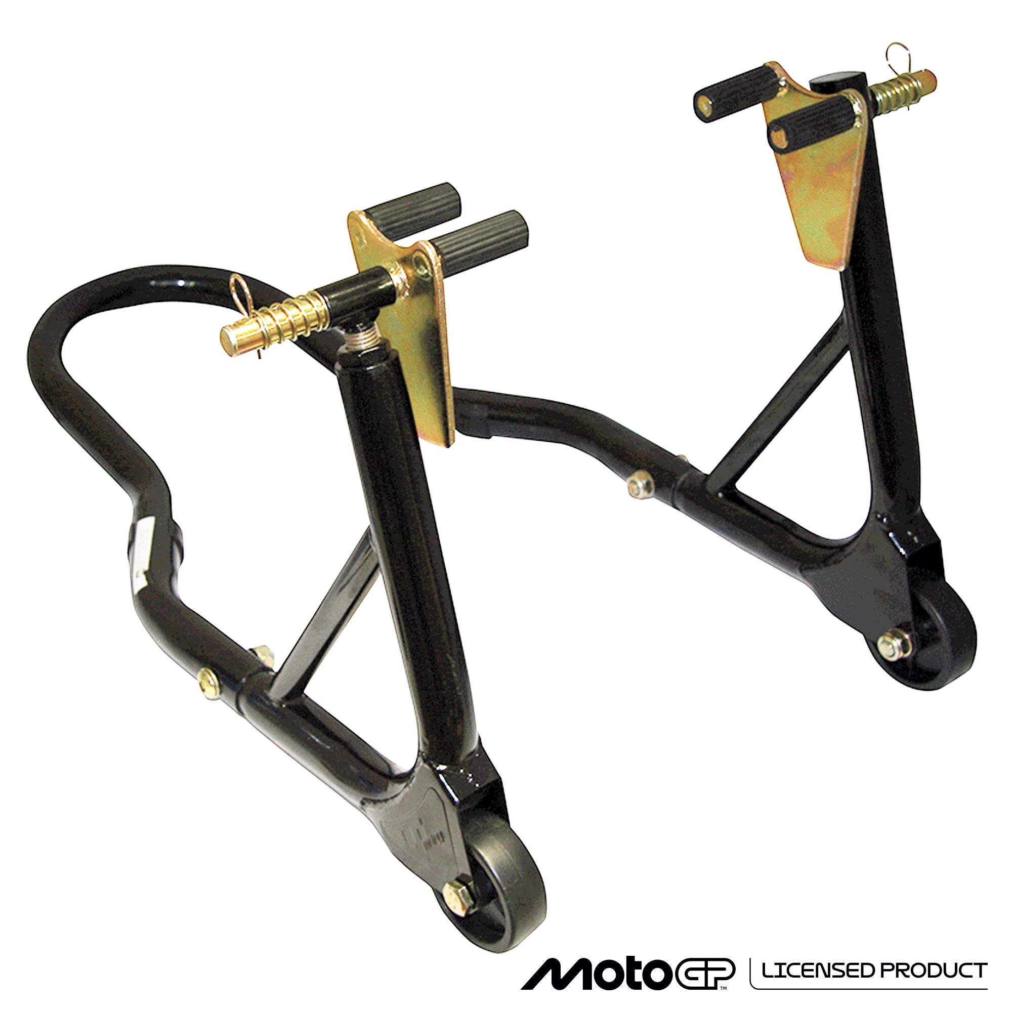 MotoGP Round Tubing Front Track Paddock Stand - Black