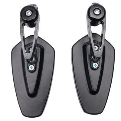 Bike It Universal Titan Bar End Mirrors Black Pair – #U030
