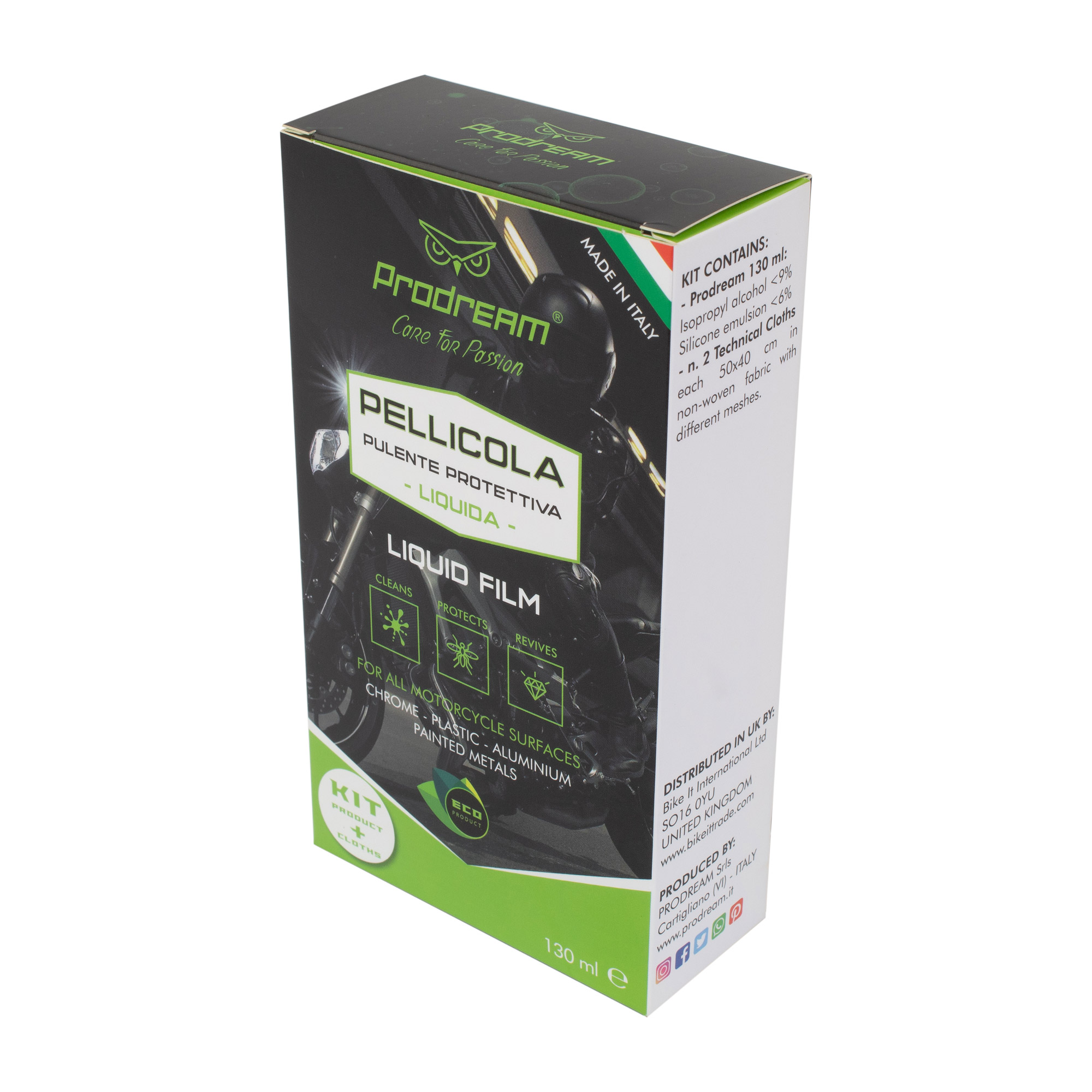 Prodream Liquid Film Protector/Cleaner 130ml Travel Kit