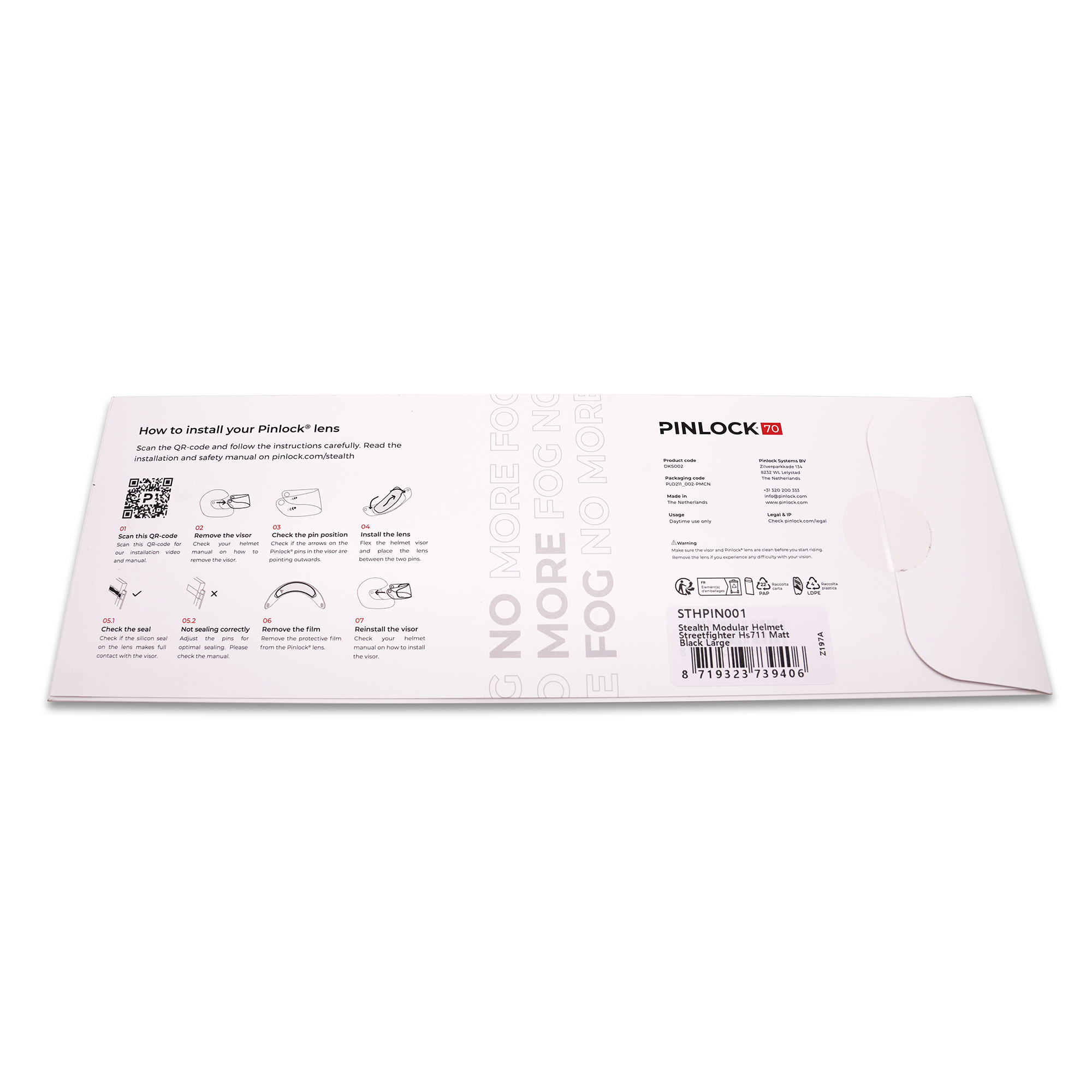 Pinlock For Stealth V159 Flip Visor - Image 3
