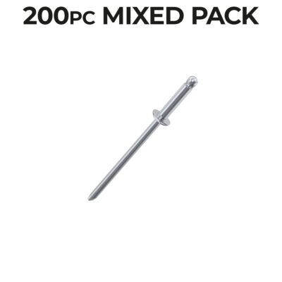 Bike It Rivet Pack (200Pcs) Mixed Sizes