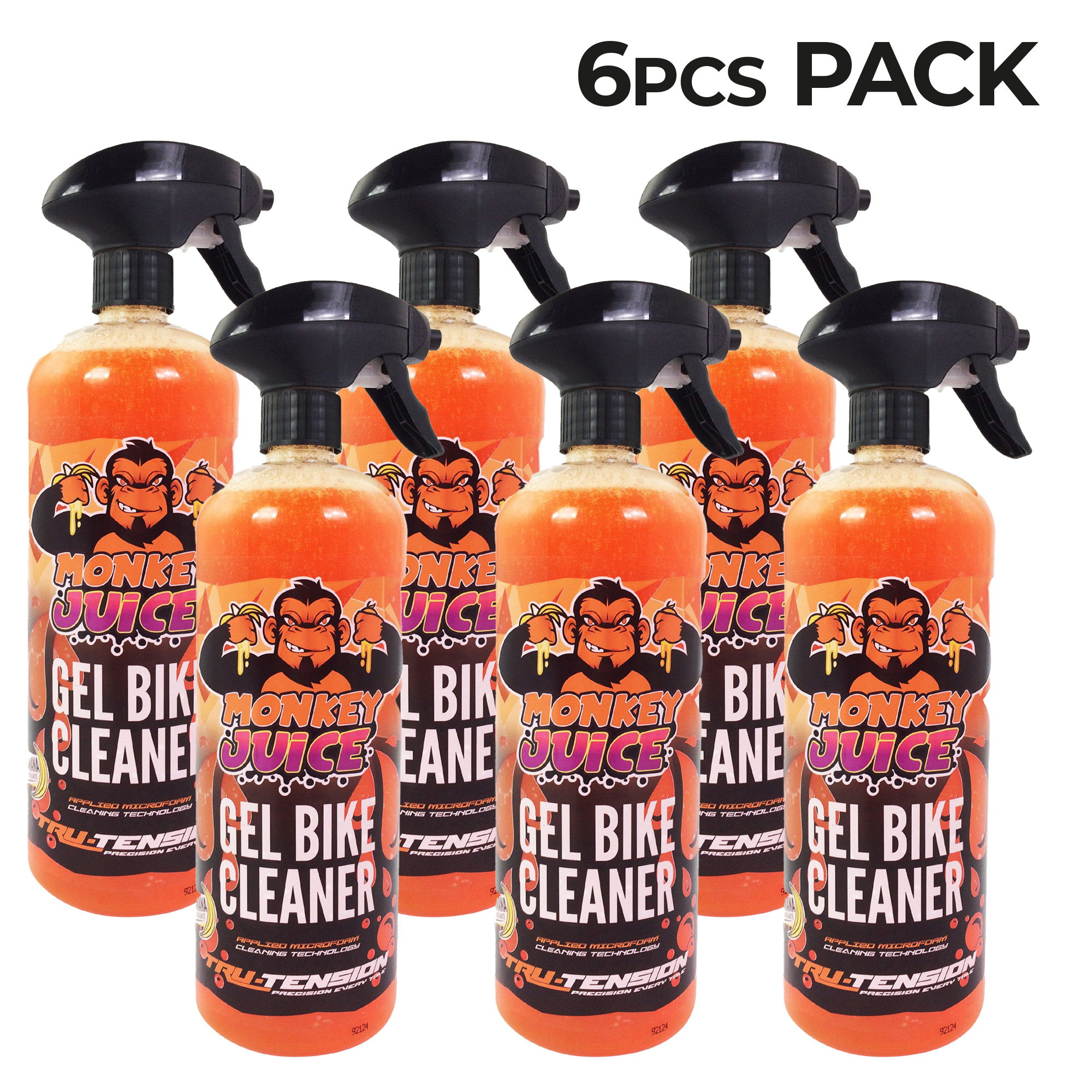 Tru Tension Monkey Juice Gel Bike Cleaner (1L) (Pack of 6)