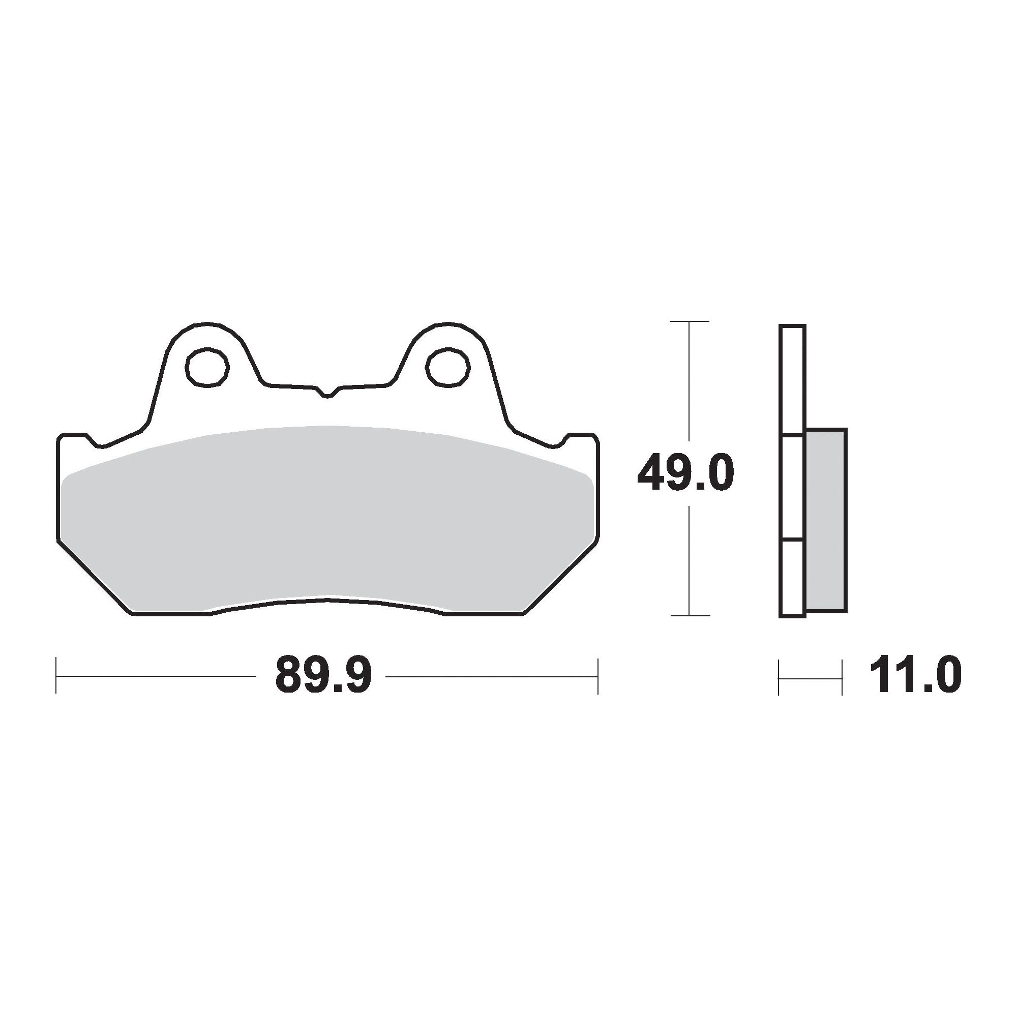 AP Racing SF Supersport Sinter Front Disc Pads - #142SF - Image 2